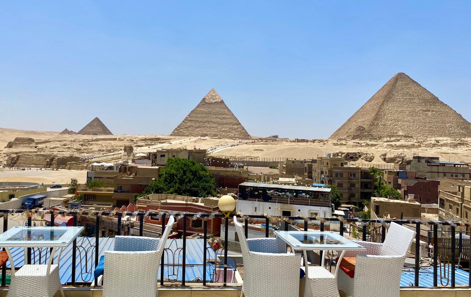Golden Pyramids Inn Kafret el-Gabal 외부 사진
